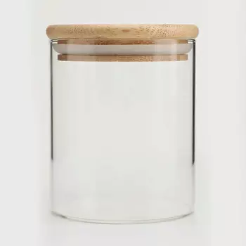 KIMBERLY Банка для хранения с деревянной крышкой, 500 мл
