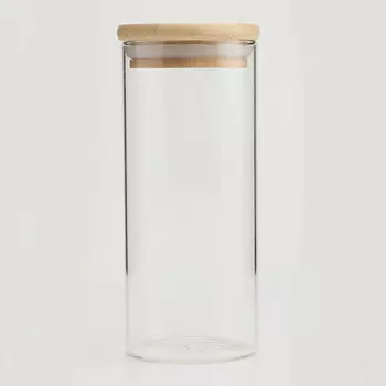 KIMBERLY Банка для хранения с деревянной крышкой, 400 мл