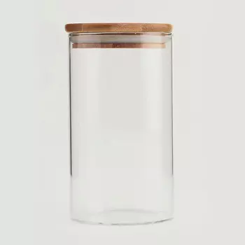 KIMBERLY Банка для хранения с деревянной крышкой, 700 мл