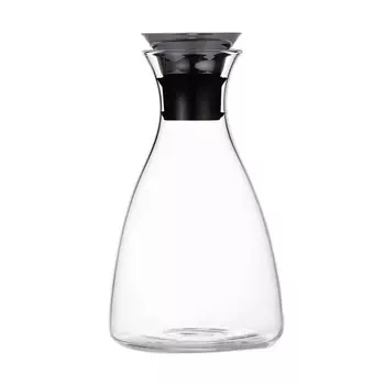 KIMBERLY Графин конусообразной формы с крышкой термостойкий стеклянный, 1100 мл