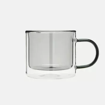 KIMBERLY PREMIUM Кружка двухслойная из цветного стекла термостойкая 250 мл