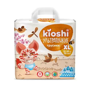 KIOSHI Подгузники-трусики Ультратонкие XL 12-18 кг 36.0