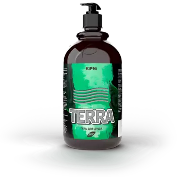KIPNI Гель для душа (мужские ароматы) с дозатором TERRA 1000.0