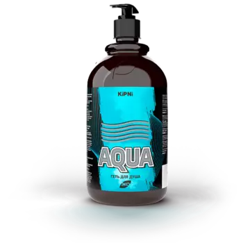 KIPNI Гель для душа (мужские ароматы) с дозатором AQUA 1000.0