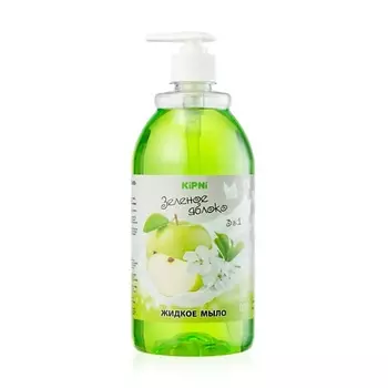 KIPNI Мыло жидкое универсальное с дозатором "Зеленое яблоко" 900.0