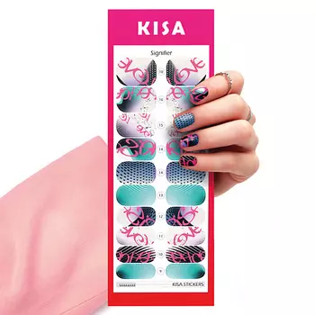 KISA.STICKERS Пленки для маникюра Signfier