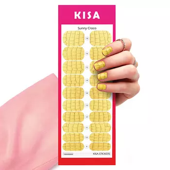 KISA.STICKERS Пленки для маникюра Sunny Croco