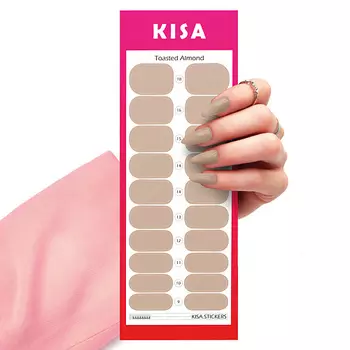 KISA.STICKERS Пленки для маникюра Toasted Almond