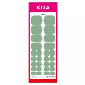 KISA.STICKERS Пленки для педикюра Basil