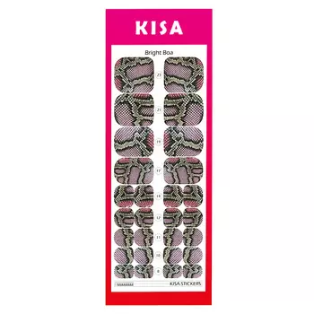 KISA.STICKERS Пленки для педикюра Bright Boa