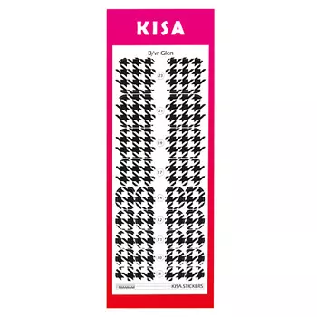 KISA.STICKERS Пленки для педикюра BW Glen