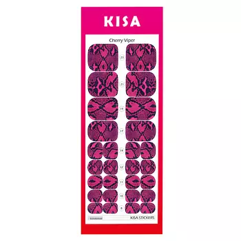 KISA.STICKERS Пленки для педикюра Cherry Viper