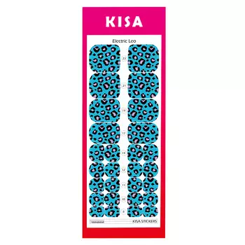 KISA.STICKERS Пленки для педикюра Electric Leo