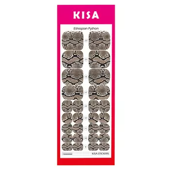 KISA.STICKERS Пленки для педикюра Ethiopian Python