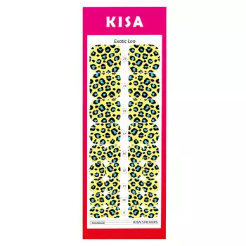 KISA.STICKERS Пленки для педикюра Exotic Leo