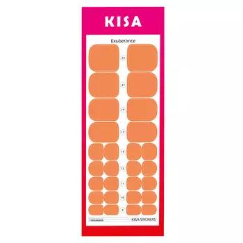 KISA.STICKERS Пленки для педикюра Exuberance