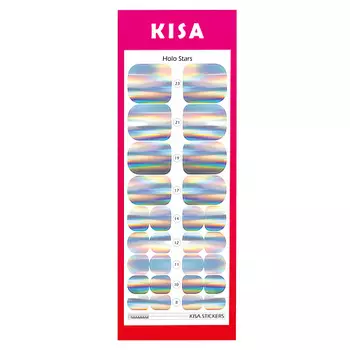 KISA.STICKERS Пленки для педикюра Holo Stars