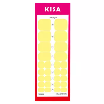 KISA.STICKERS Пленки для педикюра Limelight
