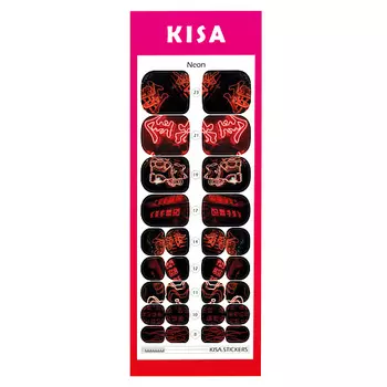 KISA.STICKERS Пленки для педикюра Neon