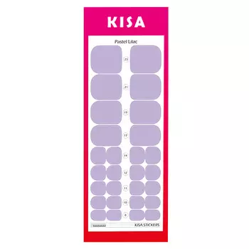 KISA.STICKERS Пленки для педикюра Pastel Lilac