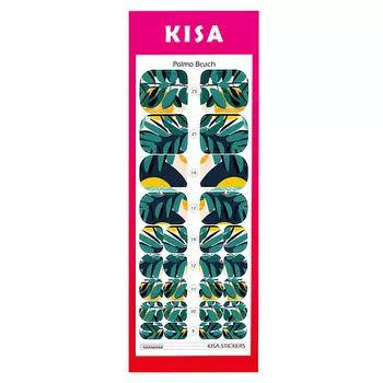 KISA.STICKERS Пленки для педикюра Polmo Beach