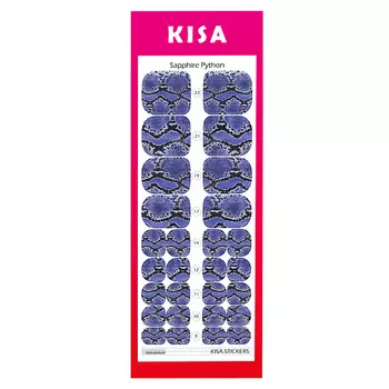 KISA.STICKERS Пленки для педикюра Sapphire Python