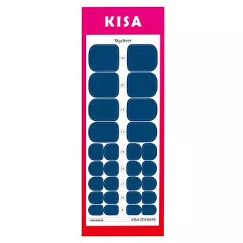 KISA.STICKERS Пленки для педикюра Skydiver