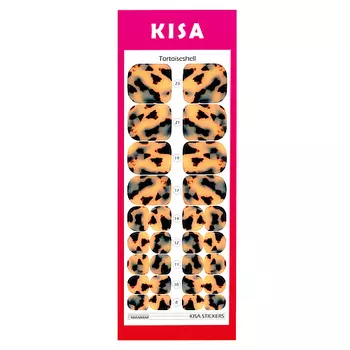 KISA.STICKERS Пленки для педикюра Tortoiseshell