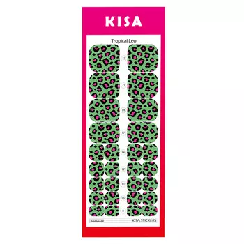 KISA.STICKERS Пленки для педикюра Tropical Leo