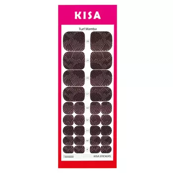 KISA.STICKERS Пленки для педикюра Turf Mamba