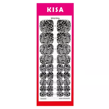 KISA.STICKERS Пленки для педикюра Wild Kitty