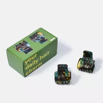 KISIMI Заколки-крабики для волос Daily, размер XS