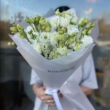 KIWIGIFTS Букет цветов живые эустома