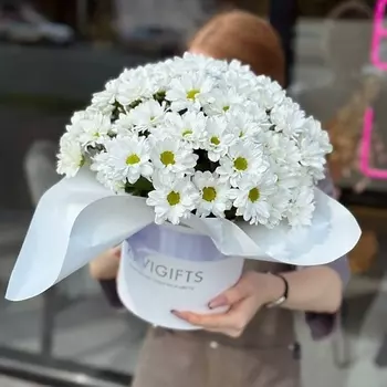 KIWIGIFTS Букет цветов живые Хризантема кустовая