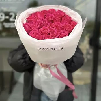 KIWIGIFTS Букет цветов живые из роз