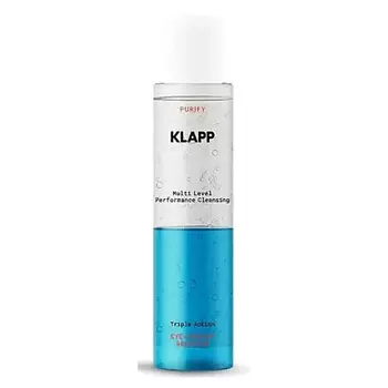 KLAPP COSMETICS Двухфазное средство Cleansing Triple Action Eye Make-up Remover