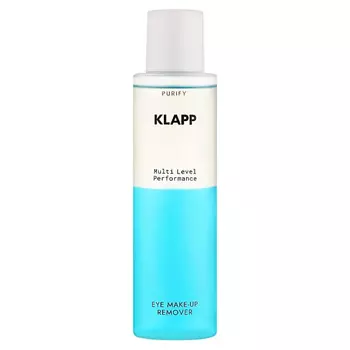KLAPP COSMETICS Двухфазное средство Multi Level Performance Eye Make-up Remover