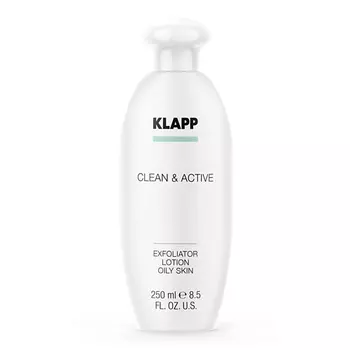 KLAPP COSMETICS Эксфолиатор для жирной кожи CLEAN&ACTIVE Exfoliator Oily Skin 250.0