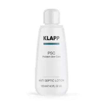 KLAPP COSMETICS Лосьон для проблемной кожи (болтушка) PSC Anti Septic Lotion 125.0