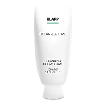 KLAPP COSMETICS Очищающая крем-пенка CLEAN&ACTIVE Cleansing Cream Foam 100.0