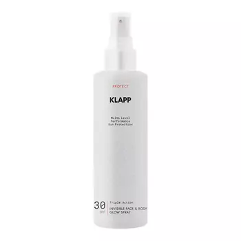 KLAPP COSMETICS Сияющий спрей для лица и тела SPF30 Multi Level Performance Sun Protection 200.0