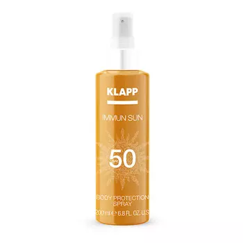 KLAPP COSMETICS Солнцезащитный спрей для тела IMMUN SUN Body Protection Spray SPF50 200.0