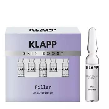 KLAPP COSMETICS Сыворотка для лица филлер от морщин концентрат в ампулах