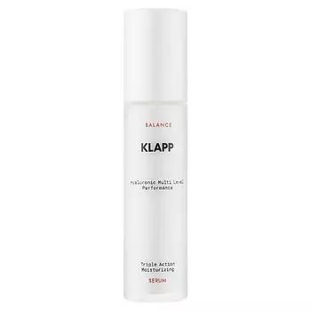 KLAPP COSMETICS Увлажняющая сыворотка Balance Triple Action Multi Level Performance