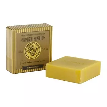 KLEONA Мыло для умывания с маслом алтайской облепихи "МУЖСКОЙ ХАРАКТЕР" 85.0