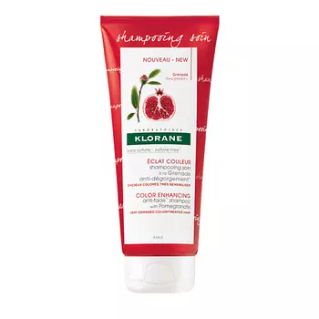 KLORANE Шампунь с гранатом против потери цвета волос (без сульфатов)