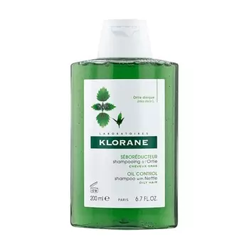 KLORANE Шампунь с органическим экстрактом Крапивы Oil Control Shampoo