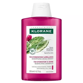 KLORANE Шампунь увлажняющий с опунцией 72h Hydration & Shine Quenching Shampoo