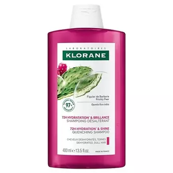 KLORANE Шампунь увлажняющий с опунцией 72h Hydration & Shine Quenching Shampoo