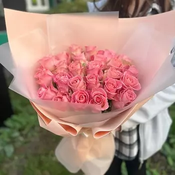 КОЛИБРИ ЦВЕТОЧНЫЙ САЛОН 25 роз букет гигант